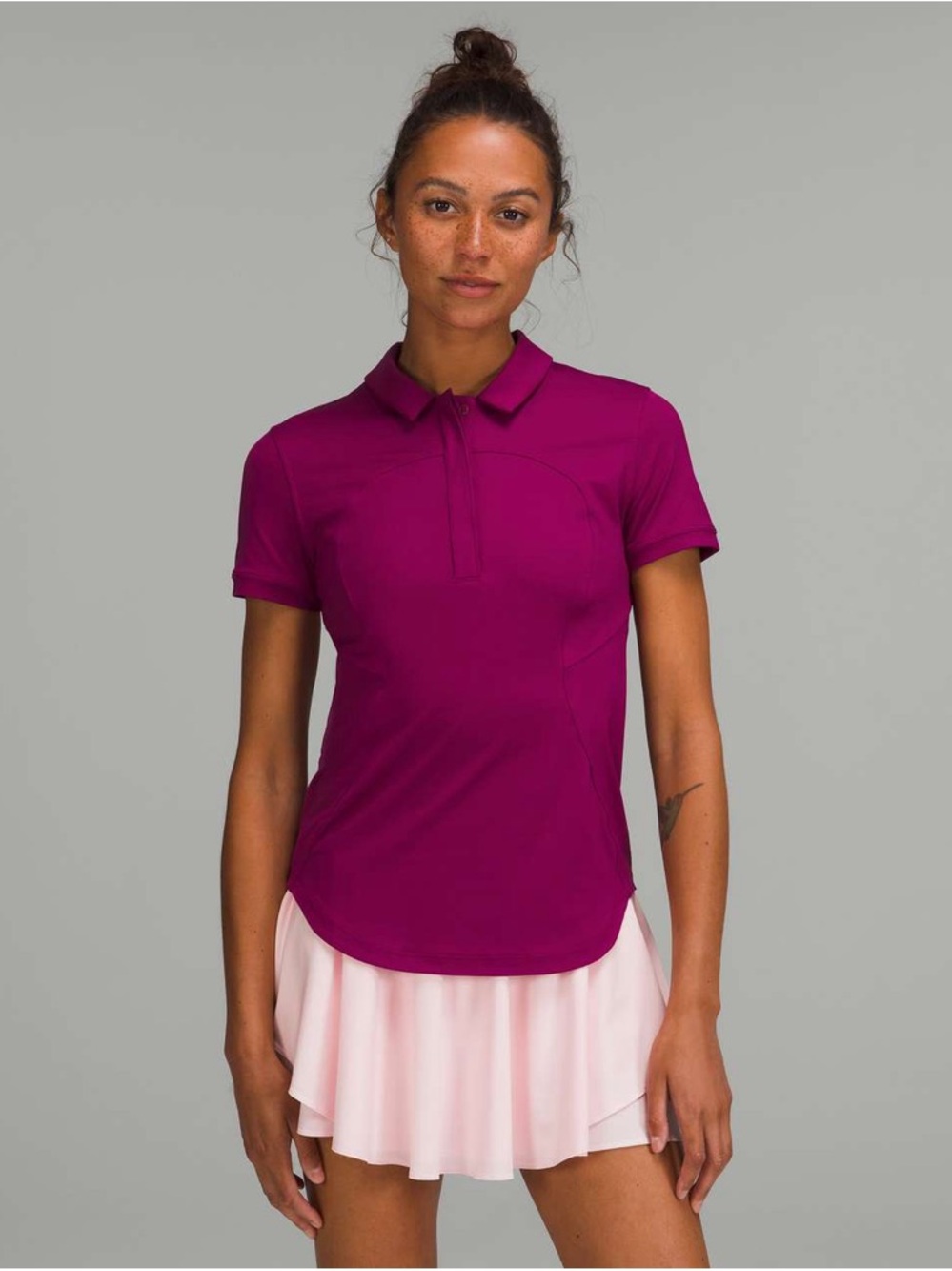 Lululemon Quick-Drying Short Sleeve Polo Shirt- Size 2